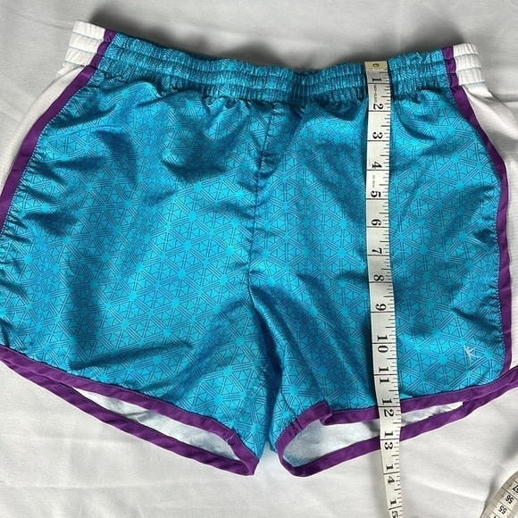 DANSKIN Now Blue Purple and White Athletic Shorts - Picture 4 of 11
